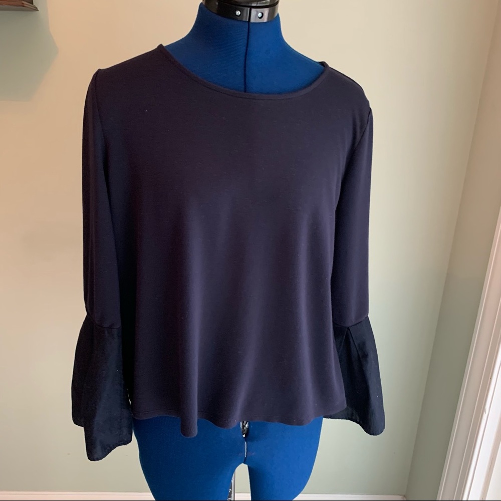Loft Navy Blouse